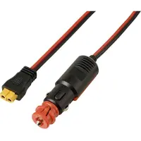 TRU COMPONENTS Sigarettenstekker op XT60-kabel 2 m. TC-13619280 Zwart, Rood Inhoud: 1 stuk(s)