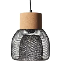 Brilliant Kurken hanglamp Flaka Ø 22cm
