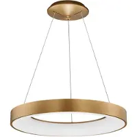 Nova Luce Hanglamp Rando Thin goud Ø 60cm