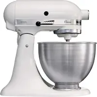 KitchenAid 5K45SSEWH Keukenmachine 4.3 L mengkom - wit