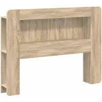 vidaXL Hoofdeinde Kast met opslag Sonoma Eiken Geconstrueerd hout