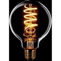 Expo Led Spiraal Globe 80mm E27 6W dimtone 2700k - 2200k helder 570L