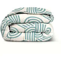 Fresh & Co Easy Dekbed Zonder Overtrek - Curvy Lines 140 x 200 cm