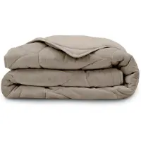 Zydante Easy Dekbed Zonder Overtrek - Velvet - Taupe 140 x 200 cm