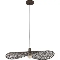 Eglo Hanglamp SWABY, dimbaar, brons / oud-messing, Woon-/ Eetkamer, metaal, hanglamp