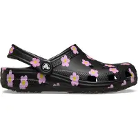 Crocs Klomp Kids Classic Flower Black-Schoenmaat 29 - 30