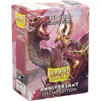 Dragon Shield – Matte Dual Sleeves Pomegranate And Gold 100x