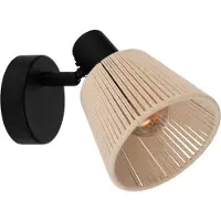 Eglo Seagard Spot - E14 - 11.5 cm - Zwart/Crème - Kantelbaar
