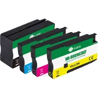 G&G Inktcartridge Compatibel Zwart, Cyaan, Magenta, Geel GP-H963XLBKCMY-4P