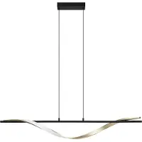 Eglo Hanglamp Conaprato zwart met goud