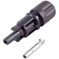 Bkl Electronic 2800011 PV4 bus 2,5-6mmm, IP68, 1500 V. Zwart Inhoud: 25 stuk(s)