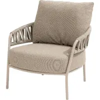 4SO Calma lounge tuinstoel latte