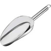 Westmark Keukenhulp voedsel doseer schep - rvs - 100 ml - 23 x 7 cm - opstaande rand