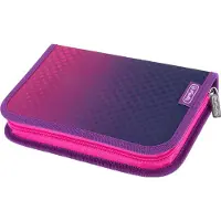 Herlitz schooletui Dip Dye, 31-delig, roze/lila