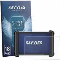 Savvies - Screenprotector voor MUCAR 892BT - Folie Beschermfolie transparant 18 Stuks