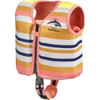 Konfidence Schwimmweste - Eiscreme Rose - - 6-9 Jahre - Schwimmwesten