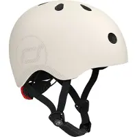 Scoot & Ride Helmet – Sporthelm – M/L 55-59 cm – LED achterlicht – magnetische sluiting – verstelbaar – Ash