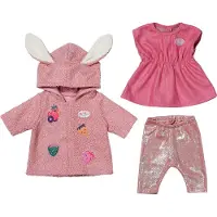 Baby Born Puppenkleidung - Mantelset m. Kleid - 43 cm - - One Size - Puppenkleidung