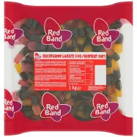 Red Band Dropfruit duo's - snoep mix - drop & fruitsmaak - zak 1000g