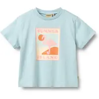 Wheat Shirt 'Mirsa' lichtblauw / kreeft / rosa / pastelroze