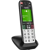 Gigaset EASY 500 Draadloze seniorentelefoon Optisch belsignaal Kleurendisplay Zwart