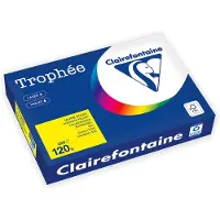 Clairefontaine Gekleurd papier Zonnegeel 120 grams A4 (250 vel)
