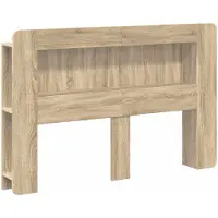 vidaXL Hoofdeinde Kast met opslag Sonoma Eiken Geconstrueerd hout