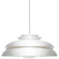 Fritz Hansen Hanglampe , Concert P1, dimbare, Wit, Woonkamer, Metaal, Designer
