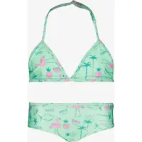 Osaga meisjes bikini met tropische print groen maat 122/128