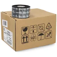 Zebra 2300 / 02300BK04045 wax ribbon 40mm x 450m 12 stuks (origineel)