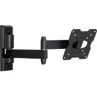 Meliconi - Flatstyle EDR100 wendbare muurbeugel dubbele arm 14-25" zwart