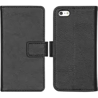 IMoshion Luxe Bookcase voor de Apple iPhone SE (2016) / 5 / 5s - Zwart