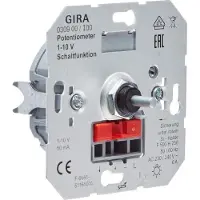 Gira 030900 Potentiometer, stuurinrichting 1-10V, schakelfunctie, voor diverse toepassingen