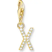 Thomas Sabo - 1987-414-14 - Charm - Dames - 925er Zilver geel verguld - Letter X
