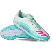 Adidas Sportschoen 'F50 Messi Clib' jade groen / neongroen / pink / wit