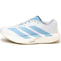 Adidas Adizero Evo SL Woven Hardloopschoenen Wit Lichtblauw Goud