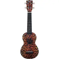 Mahalo Soprano ukelele - MA1 - Art Series - Cheetah motief - Met draagtas