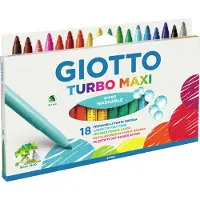 Diversen viltstiften Turbo Maxi junior 5 mm dikke punt 18 stuks