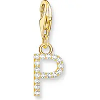 Thomas Sabo - 1979-414-14 - Charm - Dames - 925er Zilver geel verguld - Letter P