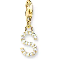Thomas Sabo - 1982-414-14 - Charm - Dames - 925er Zilver geel verguld - Letter S
