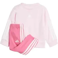 Adidas Trainingspak 'Essentials' rosa / pitaja roze / wit