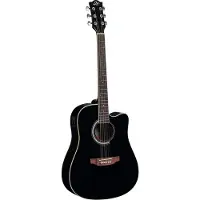 EKO Ranger CW EQ Black Dreadnought elektro-akoestische gitaar