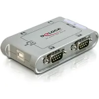 DeLOCK - Adapter USB 2.0 Seriell 4-Port Industrie RS-232