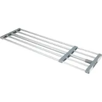 Wenko Telescopisch Klemrek Grijs/Zilver - 70-120 cm - Zonder Boren
