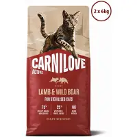 Carnilove Lamb & Wild boar for Sterilised Adult 2 x 6KG