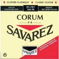 Savarez Jeu corum rouge tirant normal 500 pr