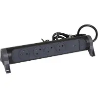 Legrand Stekkerdoos, Przedłużacz 4x2PZ 1,5m juoda (4 x, 1.50 m)