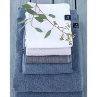 Himla Lina handdoek thunder 50 x 70 cm - set van 2