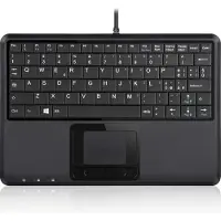 Perixx 11005 Toetsenbord USB QWERTY Nederlands (FR, Bedraad), Toetsenbord, Zwart