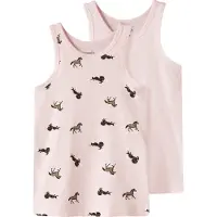 Name it Onderhemd 'NMFBallerina Horse' bruin / rosa / zwart